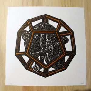 Solide orange - Olga Rest