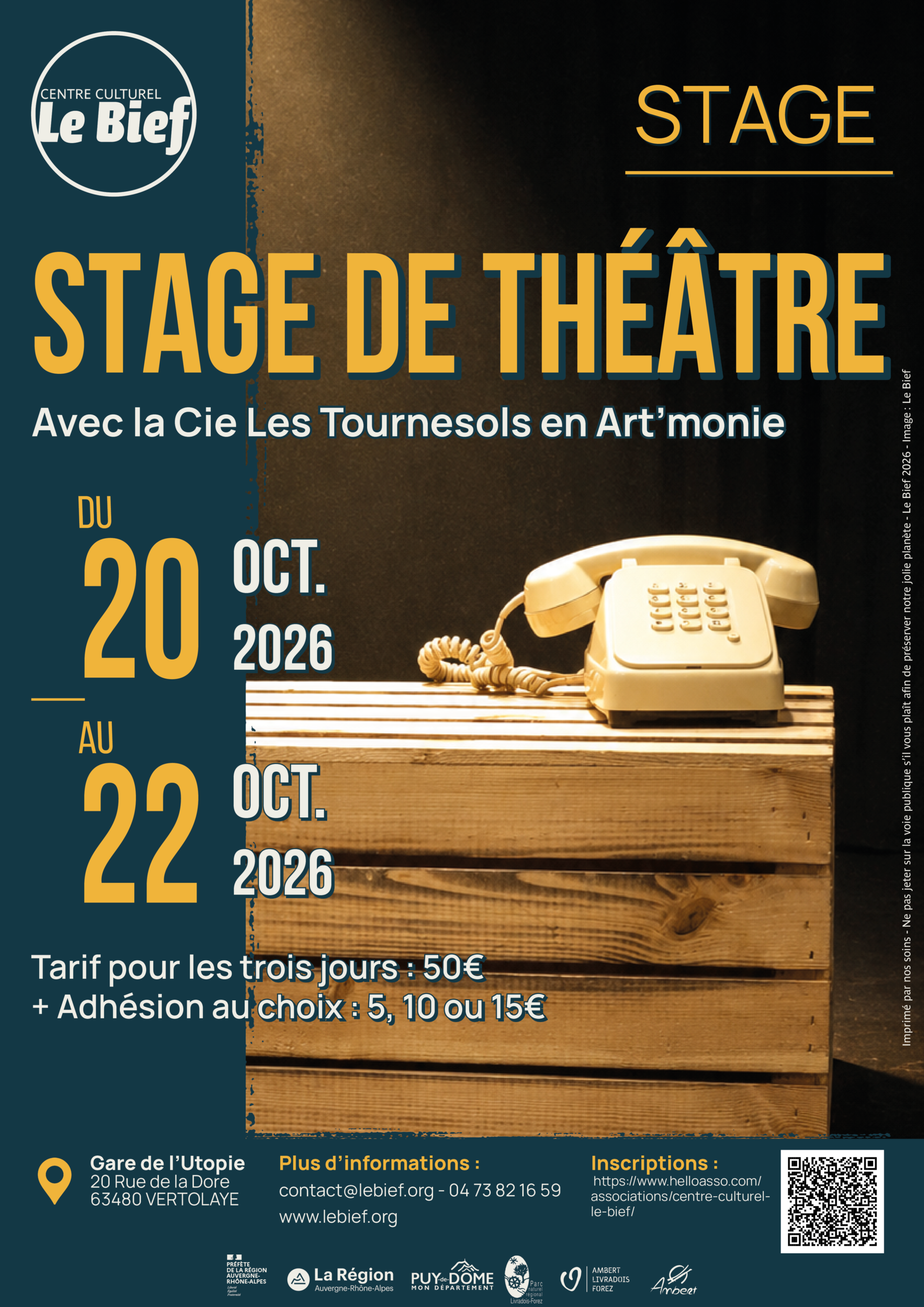 STAGE de théâtre